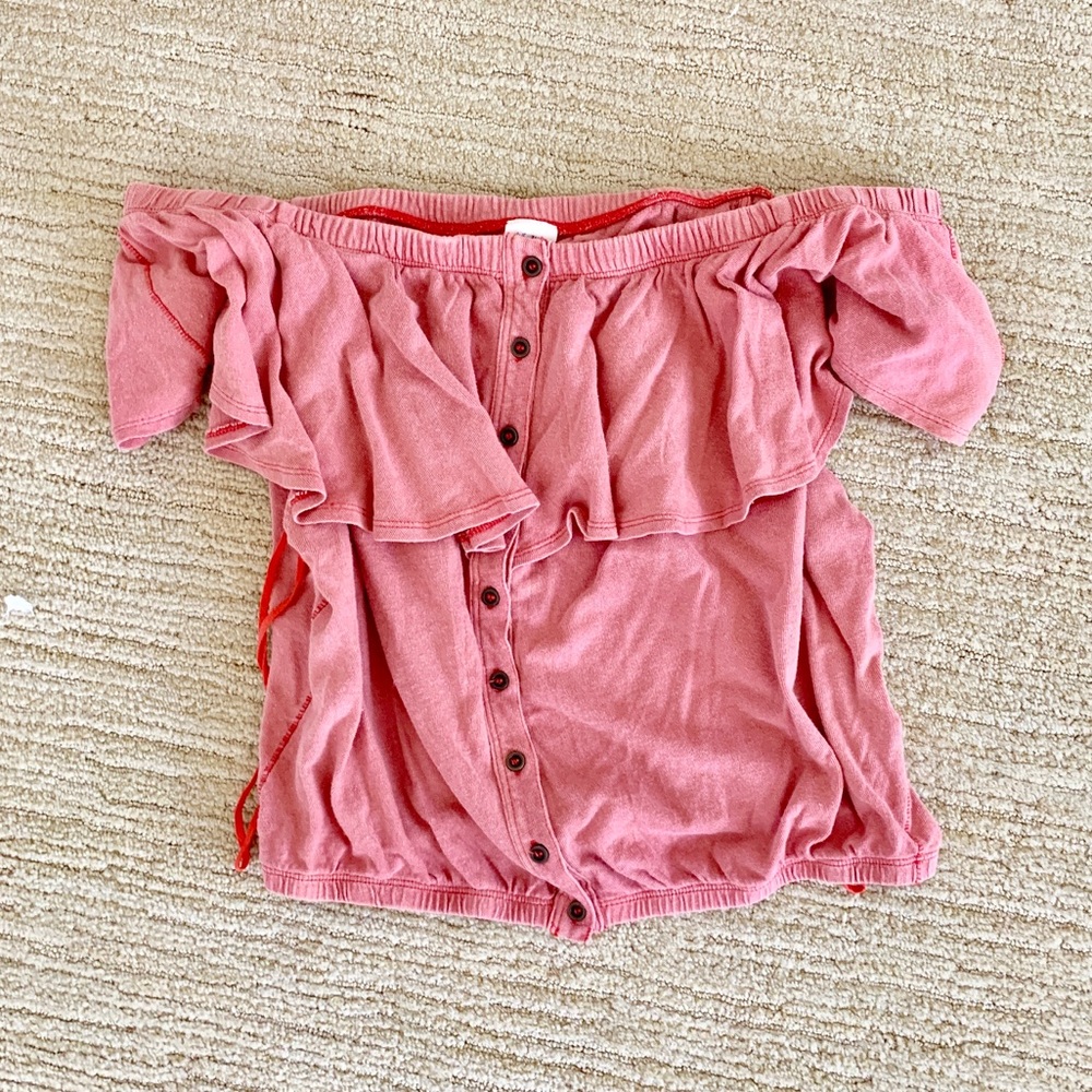 Free People Off the Shoulder Top